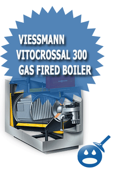 Viessmann Vitocrossal 300 Gas Fired Hot Water Boiler
