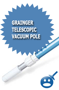 Grainger Telescopic Vacuum Pole