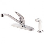 Price Pfister Polished Chrome Kitchen Faucet With Side Spray