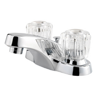 Price Pfister Chrome Double Handle Bathroom Faucet