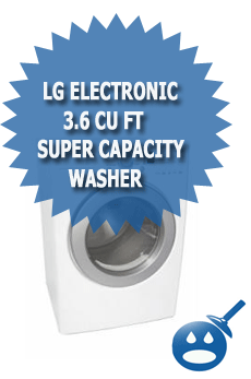 LG Electronic 3.6 Cu Ft Super Capacity Washer