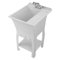 ASB Solid Surface Freestanding Utility Tub