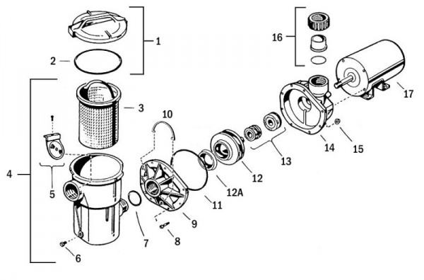 Hayward Power Flo Parts Diagram Hayward Power Flo Parts Diagram