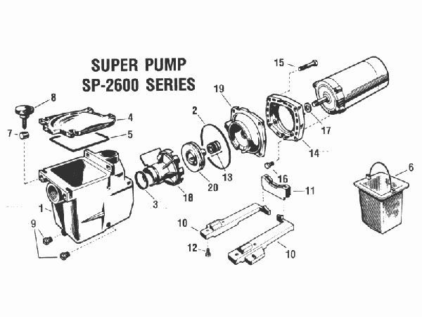 Hayward Super Pump Cutaway Diagram Hayward Super Pump Cutaway Diagram