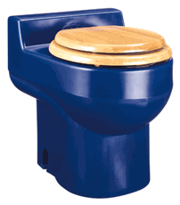 Envirolet Dark Blue Waterless Toilet Envirolet Dark Blue Waterless Toilet