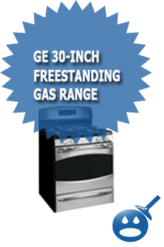 GE 30-Inch Freestanding Gas Range GE 30-Inch Freestanding Gas Range