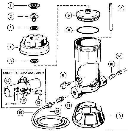 Hayward CL220 Chlorinator Parts Diagram