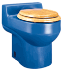 Envirolet Light Blue Waterless Toilet Envirolet Light Blue Waterless Toilet