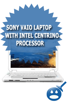 Sony VAIO Laptop with Intel Centrino Processor