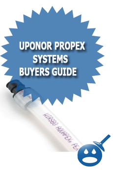 Uponor ProPEX Systems Buyers Guide
