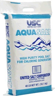 Aquasalt Fine Solar Pool Salt 40 LB Bag