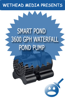 Smart Pond 3600 GPH Waterfall Pond Pump