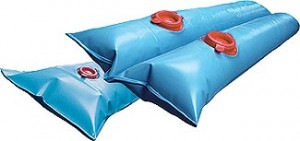 8 Foot 20 Gauge Non Rolling Double Chamber Water Bags