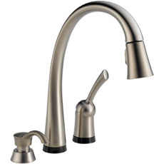 Delta Pilar Touch2O Faucet With Soap Dispenser