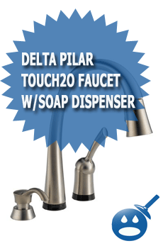 Delta Pilar Kitchen Faucet With Touch2o Technology
