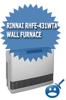 Rinnai RHFE-431WTA Wall Furnace