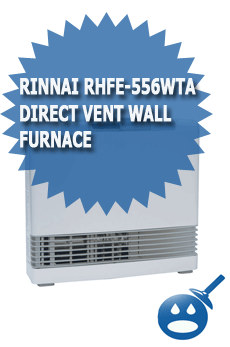 Rinnai RHFE 556WTA Direct Vent Wall Furnace