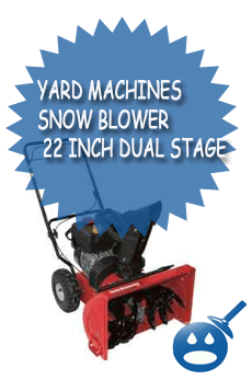 Yard Machines 22 inch snowblower