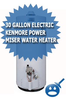 30 Gallon Electric Kenmore Power Miser Water Heater