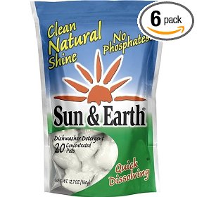 Sun and Earth Dishwasher Soap