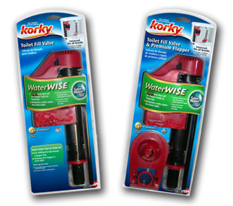 Korky WaterWI$E Fill Valve & Flapper