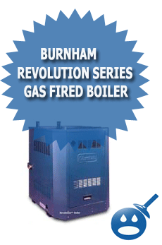 Burnham Revolution Series Gas Fired Boiler 