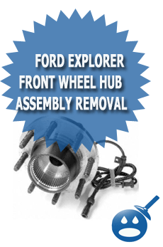 Ford Explorer Front Wheel Hub Assembly Removal