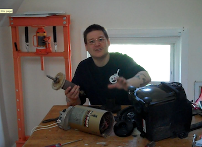 Joseph Repairing Super Hayward Super Pump Armature