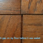 hardwood floor gaps
